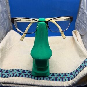 Tory Burch glasses stainless‎ steel and resin? Frames only